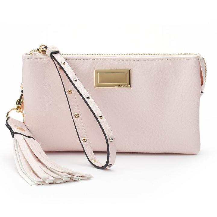 Juicy Couture Therese Studded Tassel Wristlet, Women's, Pink