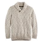 Boys 8-20 Urban Pipeline&reg; Regular-fit Solid Shawl-collar Sweater, Size: Small, Natural