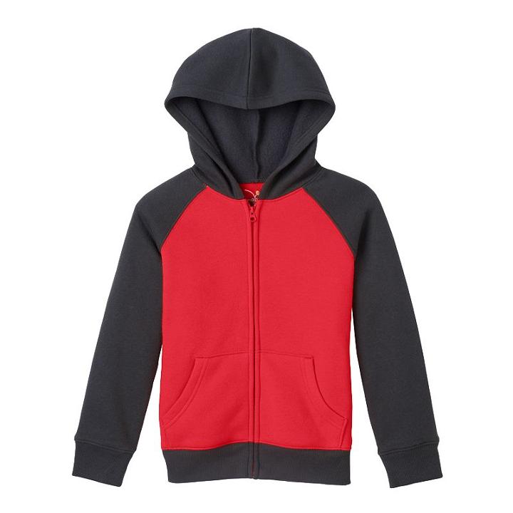 Boys 4-7x Jumping Beans&reg; Raglan Fleece-lined Hoodie, Boy's, Size: 4, Blue (navy)