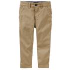 Boys 4-12 Oshkosh B'gosh Slim Chino Pants, Size: 12, Brown