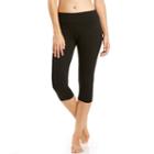 Women's Balance Collection Weekend Dry Wik Capri Yoga Leggings, Size: Xl, Black