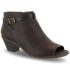 Easy Street Sparrow Women's Ankle Boots, Size: 8 Wide, Dark Brown