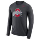 Men's Nike Ohio State Buckeyes Dri-fit Logo Tee, Size: Large, Char