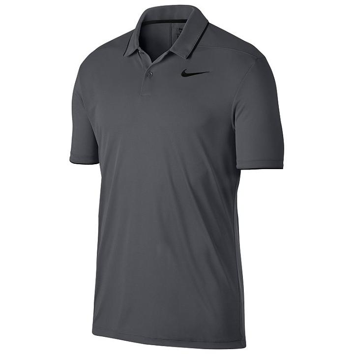 Men's Nike Essential Regular-fit Dri-fit Performance Golf Polo, Size: Xxl, Dark Grey