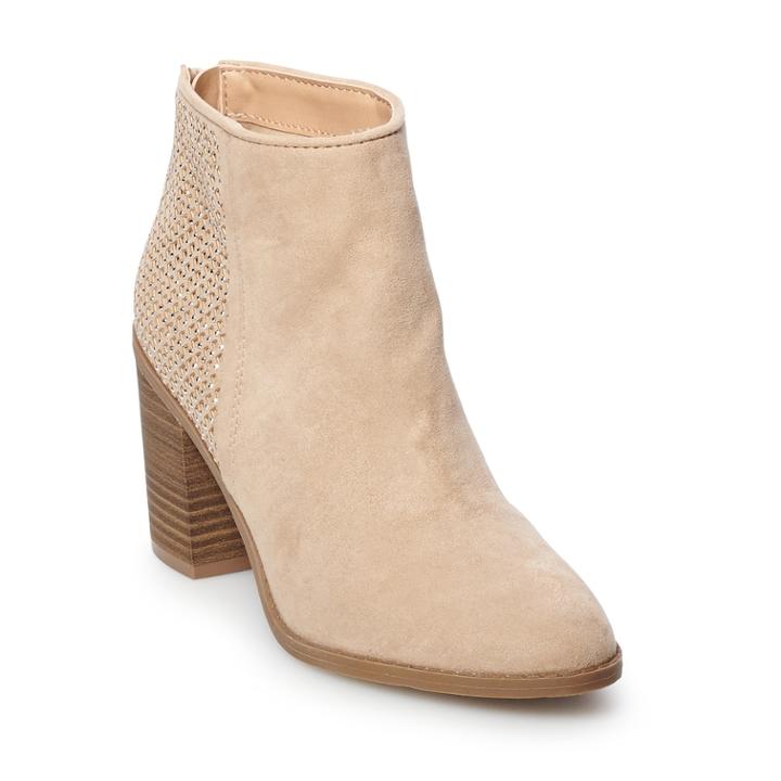 Madden Nyc Rain Women's High Heel Ankle Boots, Size: Medium (6.5), Light Red