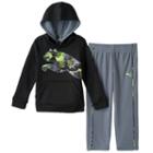 Boys 4-7 Puma Geo-print Puma Logo Hoodie & Pants Set, Boy's, Size: 5, Black
