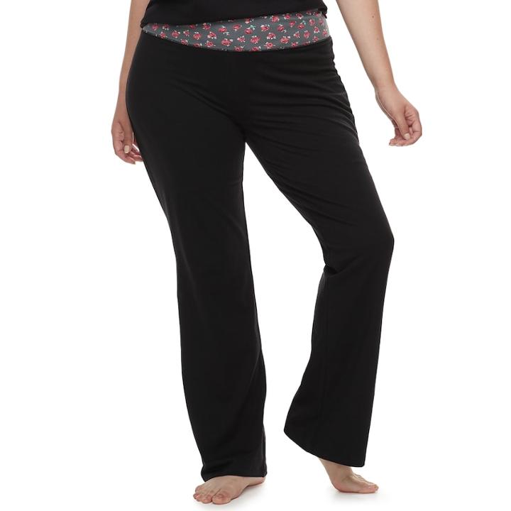 Plus Size So&reg; Bootcut Yoga Pants, Teens, Size: 1xl, Dark Grey