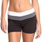 Women's Colosseum Treasure Point Workout Shorts, Size: Xl, Black
