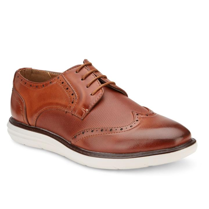 Xray Oxwich Men's Wingtip Dress Shoes, Size: 8.5, Lt Brown