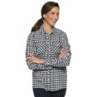 Women's Croft & Barrow&reg; Classic Soft Shirt, Size: Xxl, Blue