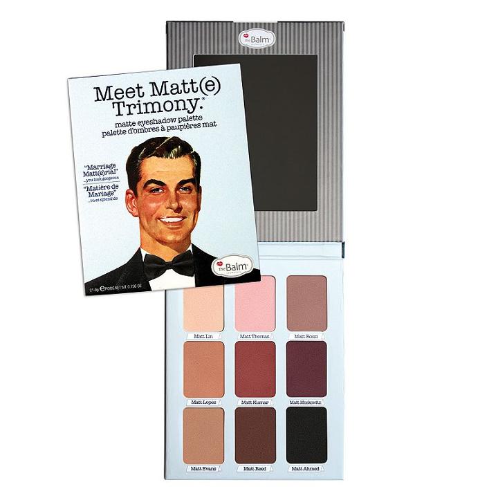 Thebalm Meet Matt(e) Trimony Matte Eyeshadow Palette, Multicolor