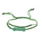 Healing Stone Aventurine Crystal Adjustable Cord Bracelet, Women's, Green
