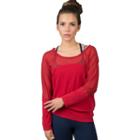 Women's Soybu Suzette Dolman Yoga Top, Size: Small, Med Red