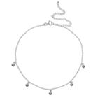 Primrose Sterling Silver Ball Station Choker Necklace, Women's