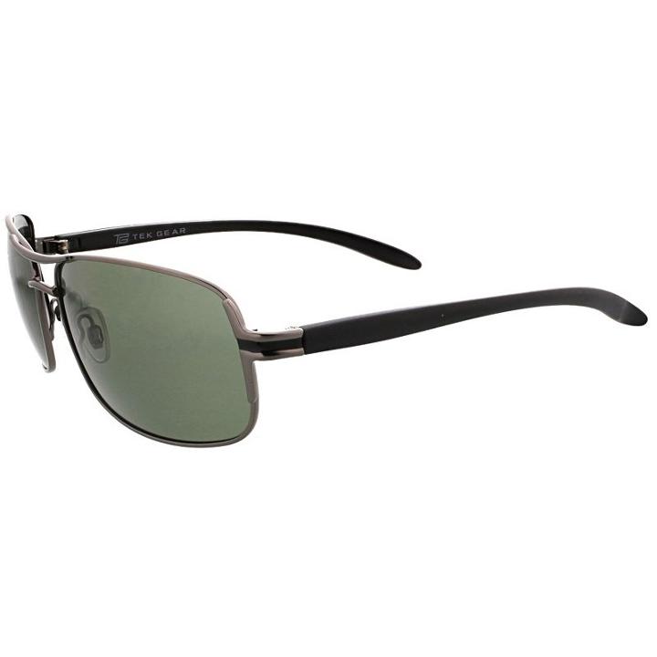 Men's Tek Gear&reg; Polarized Navigator Sunglasses, Grey (charcoal)