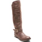 Kisses By 2 Lips Too Too Jive Women's Adjustable Calf Riding Boots, Size: 5.5 Med, Brown