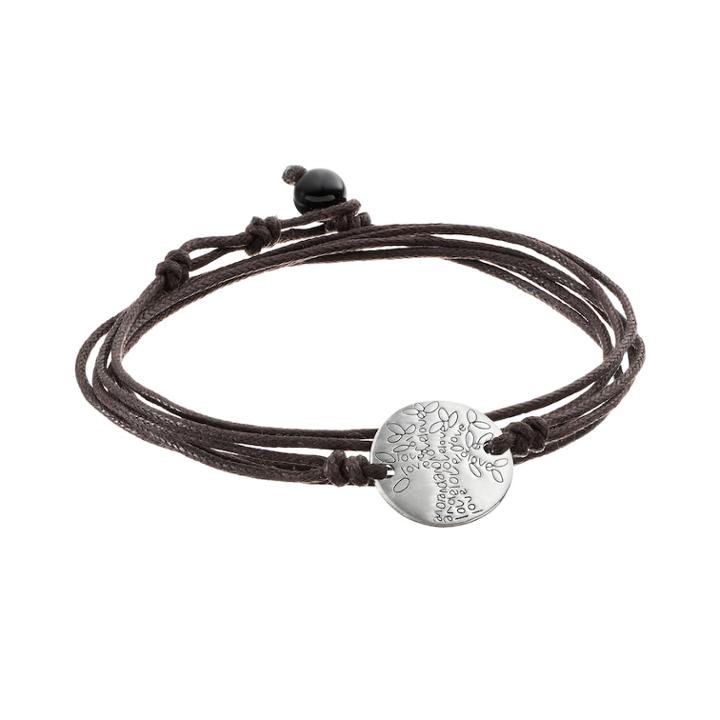 All Wrapped Up Sterling Silver Family Tree Link Wrap Bracelet, Women's, Multicolor