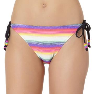 In Mocean Swift Stripe Bikini Bottoms, Size: Large, Ovrfl Oth