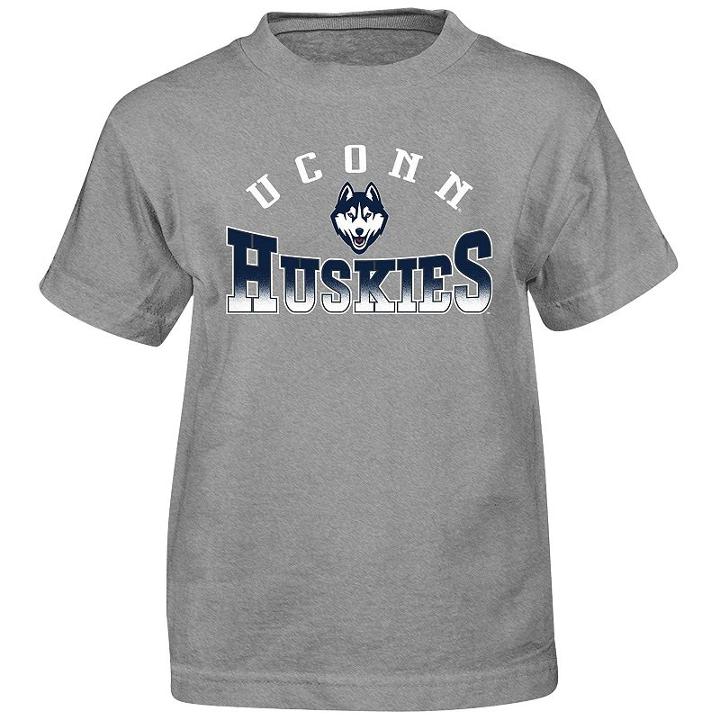 Boys 4-7 Uconn Huskies Cotton Tee, Size: M(5/6), Grey (charcoal)