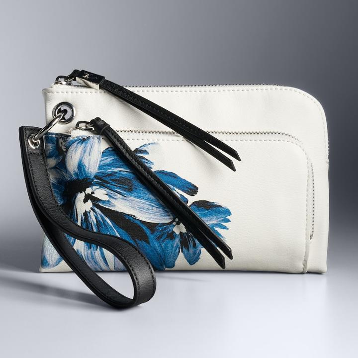 Simply Vera Vera Wang Pierce Wristlet, Women's, Natural