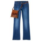 Girls 7-16 & Plus Size Mudd&reg; Bootcut Jeans & Purse Set, Girl's, Size: 14 1/2, Blue Other