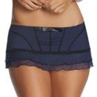 Apt. 9&reg; Vintage Soul Satin Lingerie Skirt - Women's, Size: Large, Blue