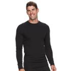 Big & Tall Croft & Barrow&reg; Classic-fit Solid Thermal Crewneck Tee, Men's, Size: 3xl Tall, Black