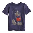 Disney's Mickey Mouse Boys 4-10 Worn Mickey Graphic Tee By Jumping Beans&reg;, Size: 10, Blue (navy)