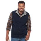 Big & Tall Croft & Barrow&reg; Outdoor Quilted Vest, Men's, Size: Xl Tall, Blue