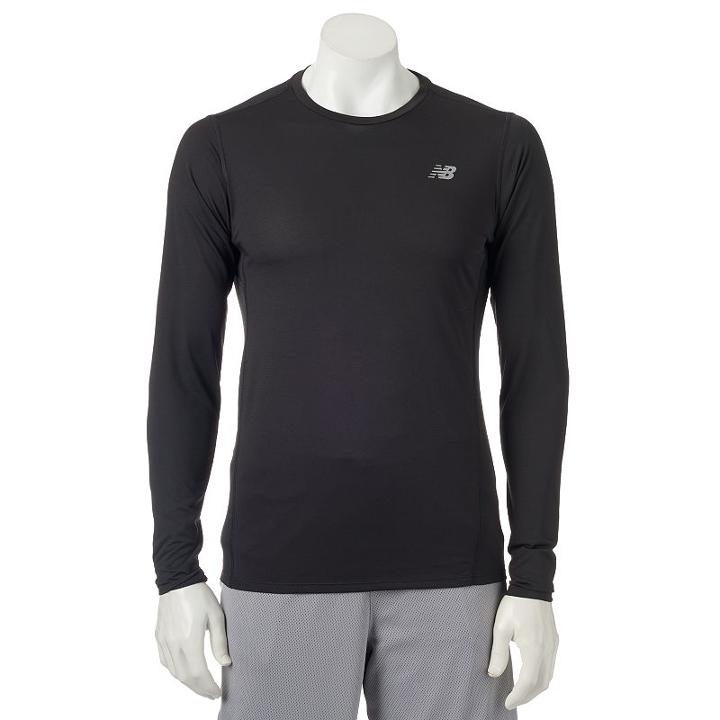 Men's New Balance Accelerate Tee, Size: Xl, Black