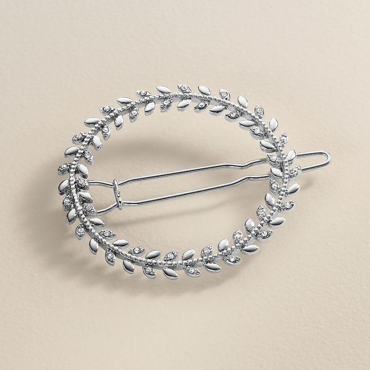 Lc Lauren Conrad Runway Collection Round Branch Hair Clip, Women's, Silver