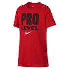 Boys 8-20 Nike Pro Level Tee, Size: Medium, Dark Pink