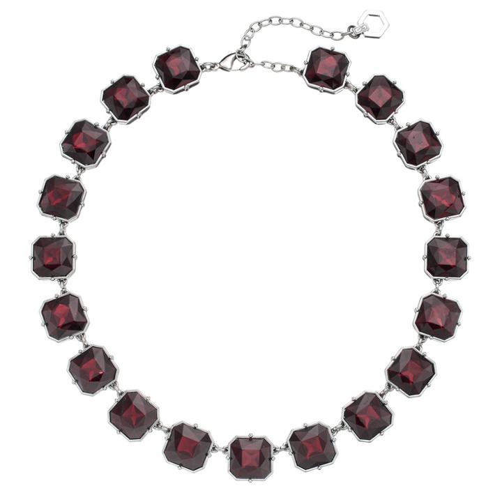 Simply Vera Vera Wang Red Square Stone Necklace, Women's, Brt Red