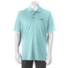 Men's Pebble Beach Classic-fit Textured Performance Golf Polo, Size: Xl, Dark Blue