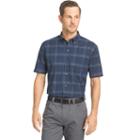 Big & Tall Van Heusen Flex Stretch Short Sleeve Button-down Shirt, Men's, Size: 3xb, Blue Other
