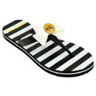 Women's College Edition Missouri Tigers Bow Flip-flops, Size: Medium, Black