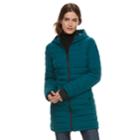 Women's Halitech Stretch Puffer Jacket, Size: Large, Med Green