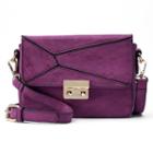 Mellow World Selena Asymmetrical Flap Crossbody Bag, Women's, Purple