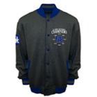 Men's Franchise Club Kentucky Wildcats Classic Commemorative Varsity Jacket, Size: Medium, Grey