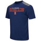 Men's Campus Heritage Illinois Fighting Illini Rival Heathered Tee, Size: Xxl, Blue (navy)
