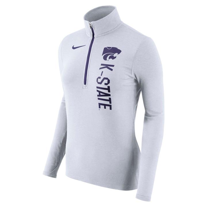 Women's Nike Kansas State Wildcats Element Pullover, Size: Small, White