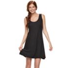 Juniors' Mudd&reg; Back Crisscross Dress, Teens, Size: Medium, Black