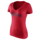 Women's Nike Arizona Wildcats Wordmark Tee, Size: Medium, Red