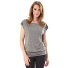 Women's Apt. 9&reg; Banded Hem Tee, Size: Medium, White Oth