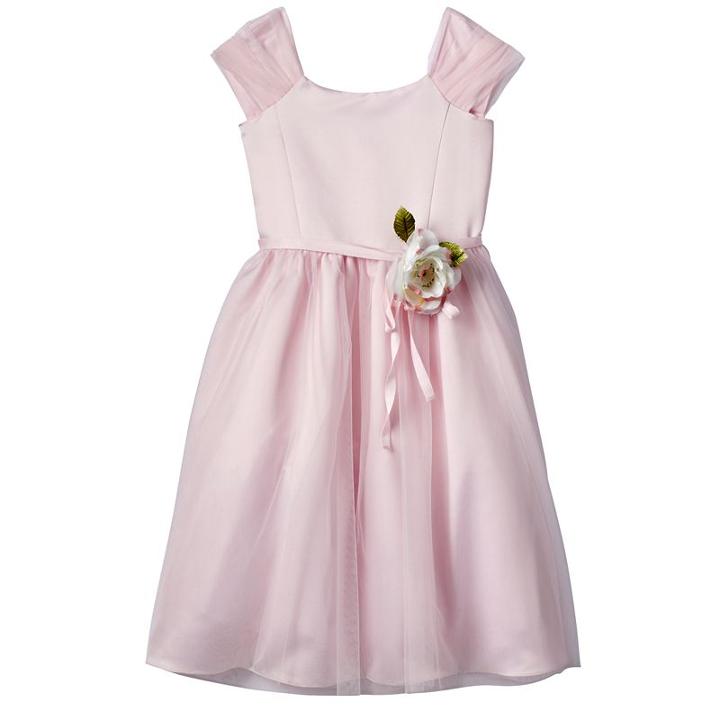 Girls 7-14 Lavender Ballerina Length Pink Special Occasion Dress, Girl's, Size: 7