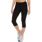 Women's Tek Gear&reg; Core Lifestyle Capri Yoga Leggings, Size: Small, Black