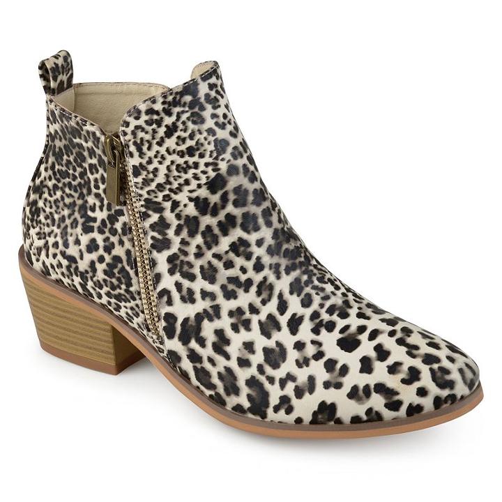 Journee Collection Rebel Women's Ankle Boots, Size: 6, Med Brown
