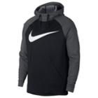 Men's Nike Therma Swoosh Hoodie, Size: Large, Grey (charcoal)