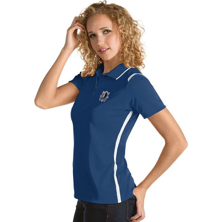 Women's Antigua Dallas Mavericks Merit Desert Dry Polo, Size: Medium, Dark Blue