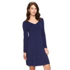 Women's Apt. 9&reg; Everyday A-line Dress, Size: Large, Drk Purple